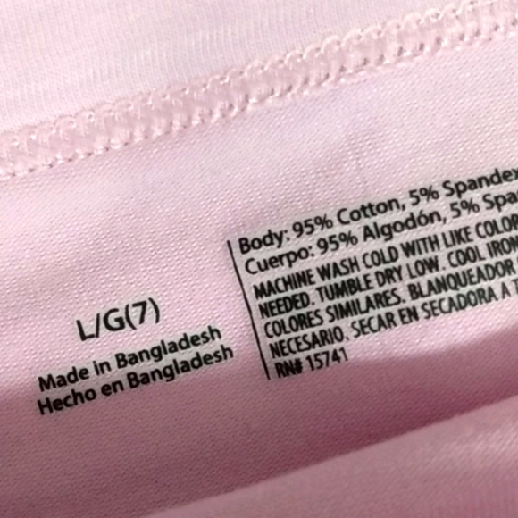 3 PAIR LAVENDER PINK GRAY STRIPE SEAMLESS THONG PANTIES BUNDLE SIZE LARGE NWT - Picture 6 of 7